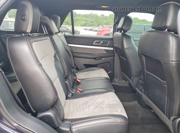 1FM5K8D80HGC46351 2017 FORD EXPLORER Blue Vista interior trasera