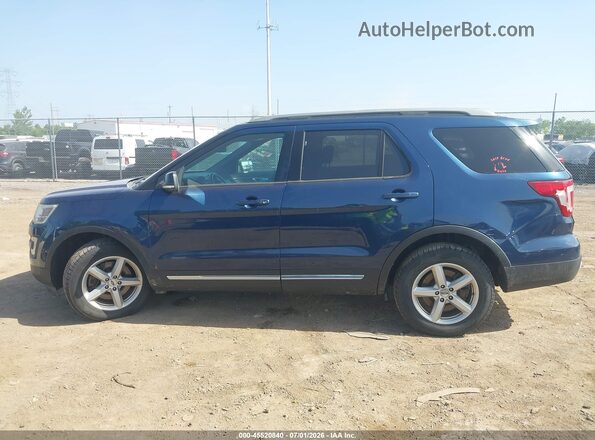 1FM5K8D80HGC52862 2017 FORD EXPLORER Blue Панорамний вид салону 360°