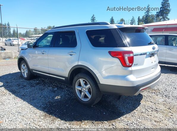 1FM5K8D80HGD17807 2017 FORD EXPLORER Серебряный Задняя левая четверть