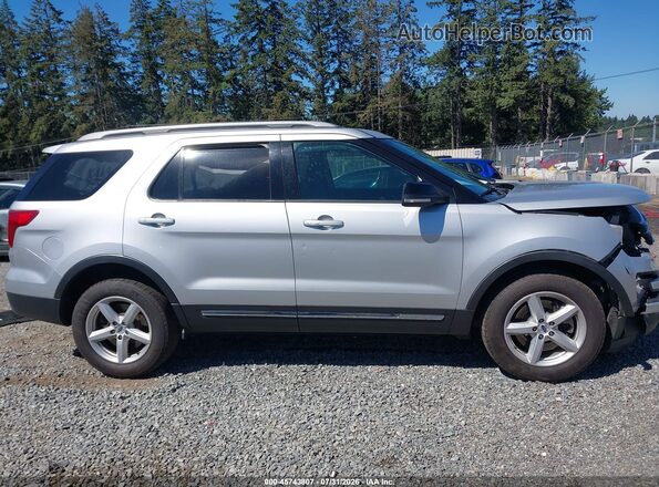 1FM5K8D80HGD17807 2017 FORD EXPLORER Серебряный Панорамный вид салона 360°