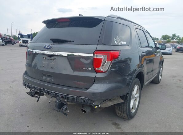 1FM5K8D80HGD18259 2017 FORD EXPLORER Black წინა ხედი