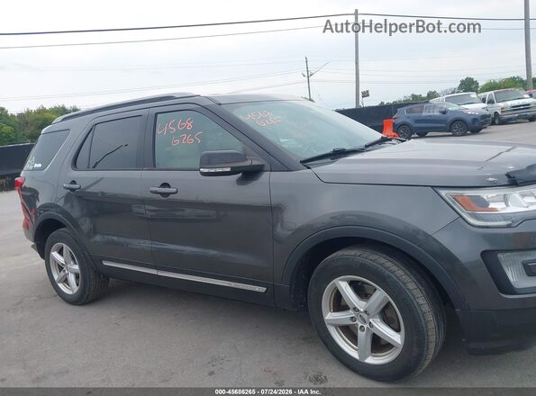 1FM5K8D80HGD18259 2017 FORD EXPLORER Black უკანა სალონის ხედი
