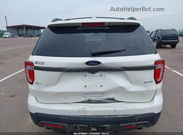 1FM5K8D80HGD52413 2017 FORD EXPLORER White წინა ხედი