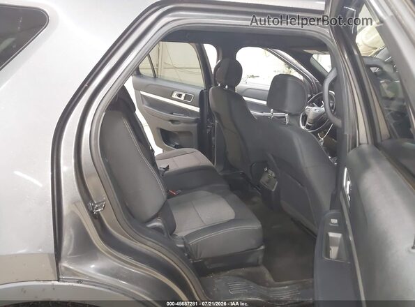1FM5K8D80HGD82267 2017 FORD EXPLORER Gray VIN sticker view