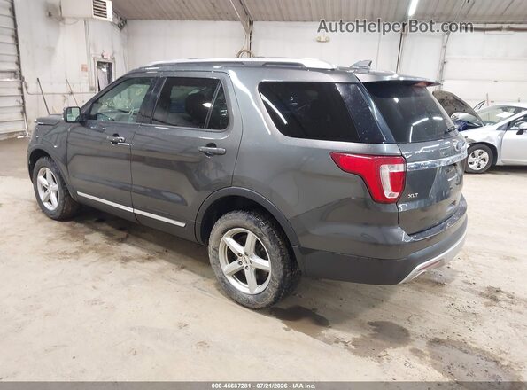 1FM5K8D80HGD82267 2017 FORD EXPLORER Gray Rear left
