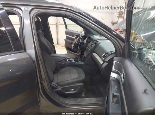 1FM5K8D80HGD82267 2017 FORD EXPLORER Gray Front interior view