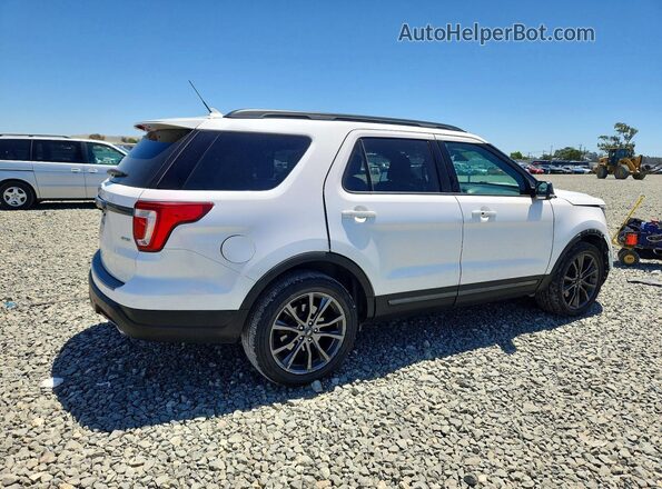 1FM5K8D80JGA43210 2018 FORD EXPLORER White Հետևի աջ