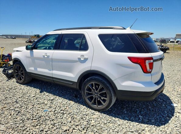 1FM5K8D80JGA43210 2018 FORD EXPLORER White Հետևի ձախ