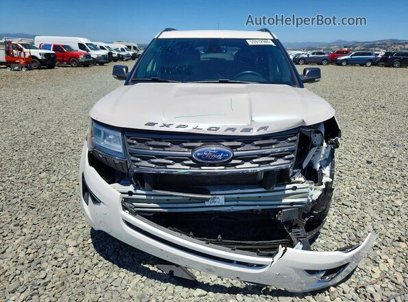 1FM5K8D80JGA43210 2018 FORD EXPLORER White Դիմացի տեսք