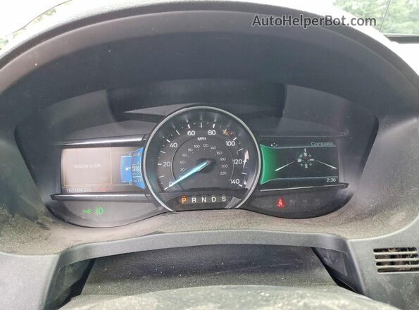 1FM5K8D80JGC14943 2018 FORD EXPLORER Red Вид щитка приладів