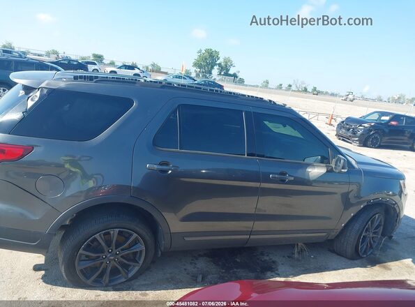 1FM5K8D80JGC41608 2018 FORD EXPLORER Серый Вид задней части салона