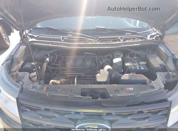 1FM5K8D80JGC41608 2018 FORD EXPLORER Серый Вид сзади