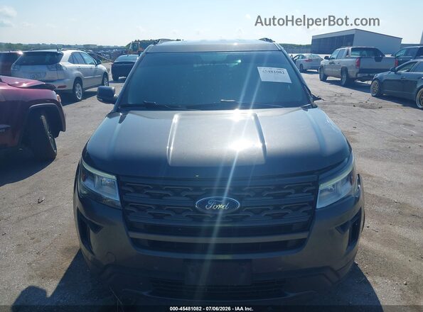 1FM5K8D80JGC41608 2018 FORD EXPLORER Серый Вид щитка приборов