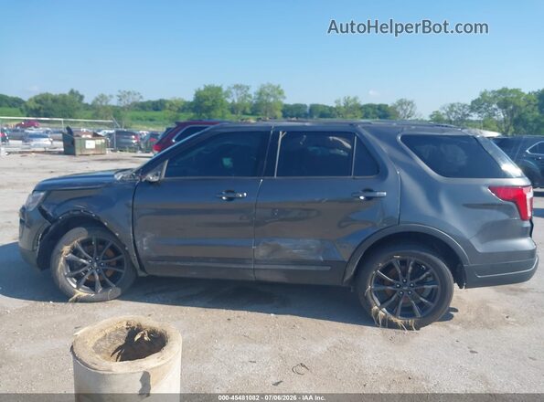 1FM5K8D80JGC41608 2018 FORD EXPLORER Серый Панорамный вид салона 360°