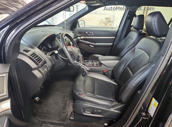 1FM5K8D80JGC82594 2018 FORD EXPLORER Black Սալոնի դիմացի տեսք