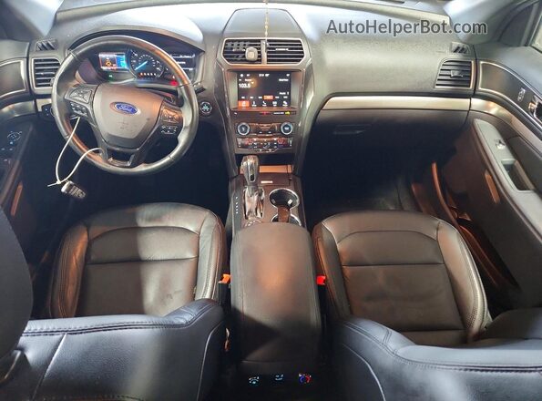 1FM5K8D80JGC82594 2018 FORD EXPLORER Black Առջևի վահանակի տեսք
