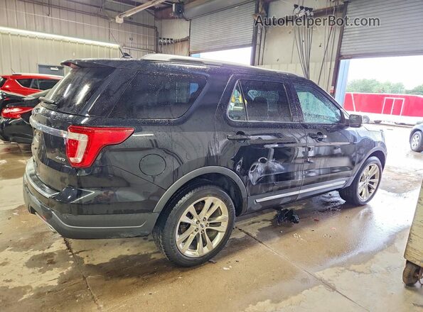1FM5K8D80JGC82594 2018 FORD EXPLORER Black Հետևի աջ