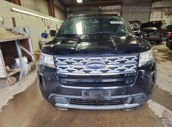 1FM5K8D80JGC82594 2018 FORD EXPLORER Black Դիմացի տեսք