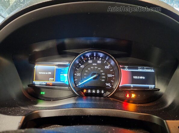 1FM5K8D80JGC82594 2018 FORD EXPLORER Black Սարքավորումների վահանակի տեսք