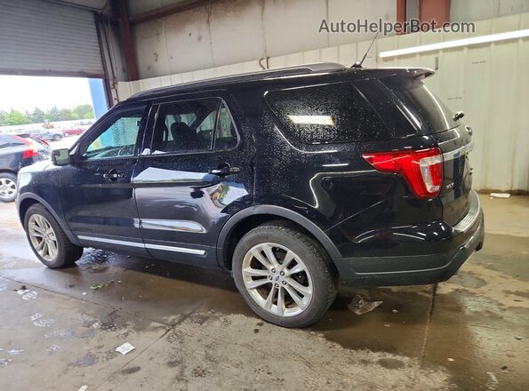 1FM5K8D80JGC82594 2018 FORD EXPLORER Black Հետևի ձախ