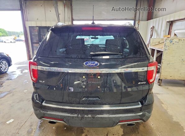 1FM5K8D80JGC82594 2018 FORD EXPLORER Black Հետևի տեսք