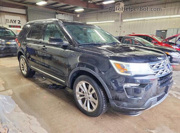 1FM5K8D80JGC82594 2018 FORD EXPLORER Black Առջևի աջ