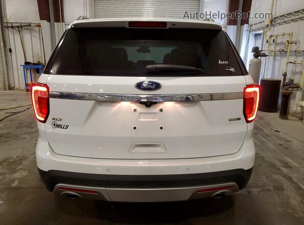 1FM5K8D81GGA38025 2016 FORD EXPLORER White Vista trasera