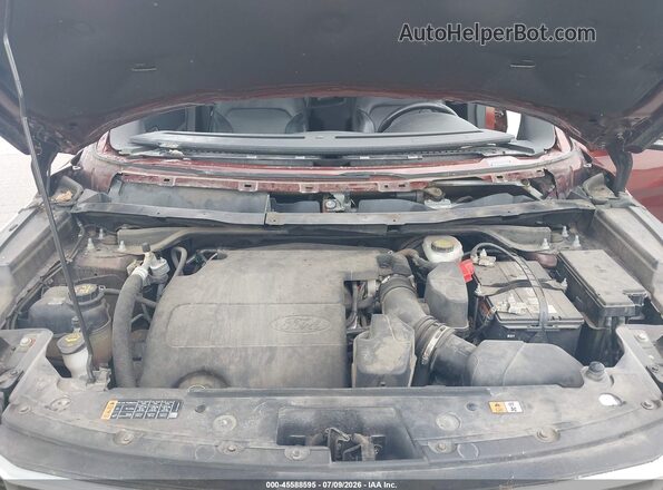 1FM5K8D81GGA84468 2016 FORD EXPLORER Red Rear view