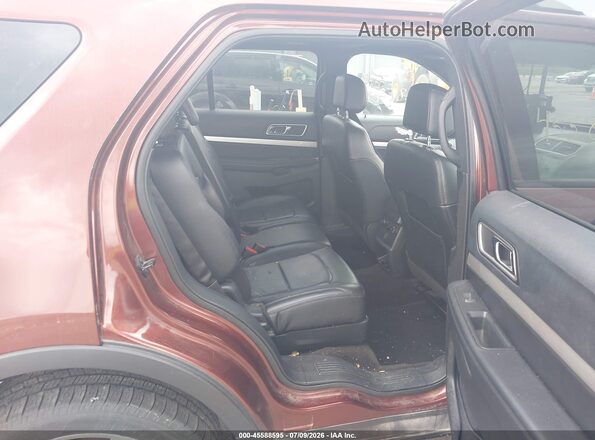 1FM5K8D81GGA84468 2016 FORD EXPLORER Red VIN sticker view
