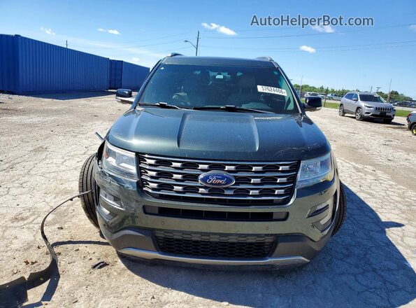 1FM5K8D81GGC20730 2016 FORD EXPLORER Green Front view