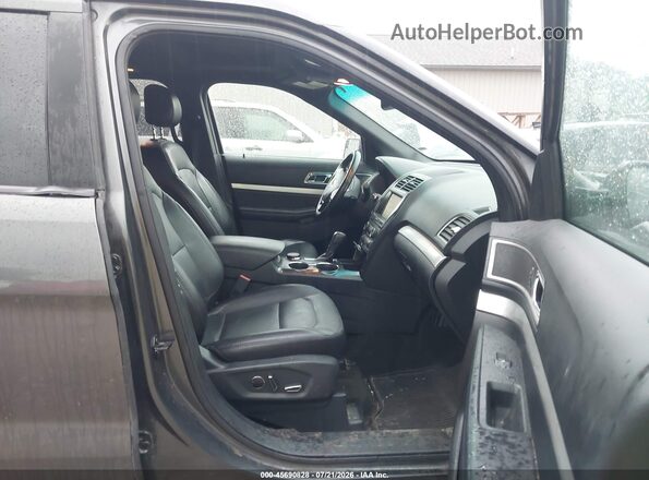 1FM5K8D81GGC39049 2016 FORD EXPLORER Зеленый Вид салона спереди