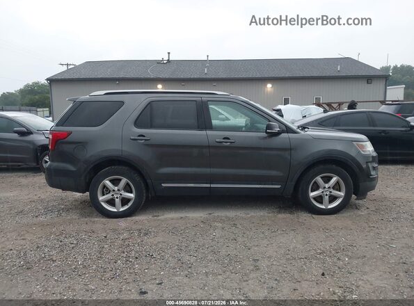 1FM5K8D81GGC39049 2016 FORD EXPLORER Зеленый Вид задней части салона