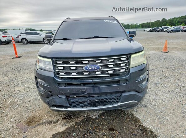 1FM5K8D81HGA45610 2017 FORD EXPLORER Синий Вид спереди