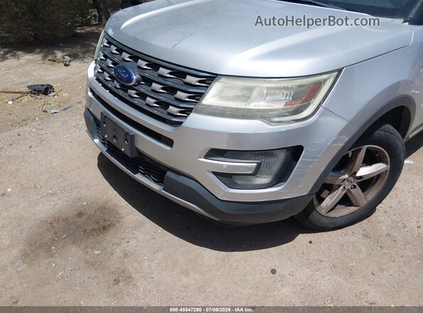 1FM5K8D81HGC05517 2017 FORD EXPLORER Silver Вид спереду