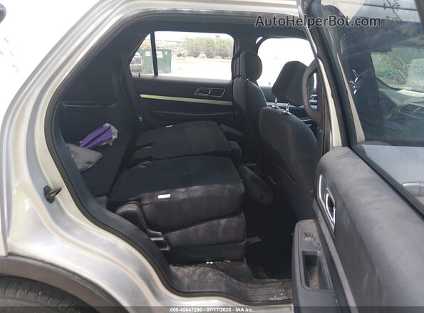 1FM5K8D81HGC05517 2017 FORD EXPLORER Silver Вид наклейки з VIN-кодом