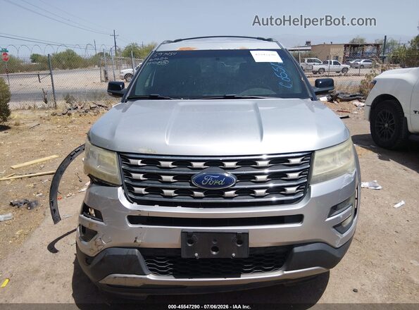 1FM5K8D81HGC05517 2017 FORD EXPLORER Silver Вид панелі приладів