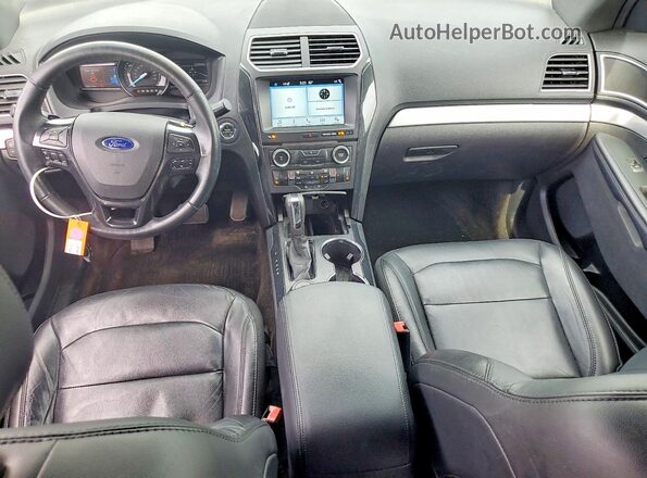 1FM5K8D81HGC44513 2017 FORD EXPLORER Gray Առջևի վահանակի տեսք