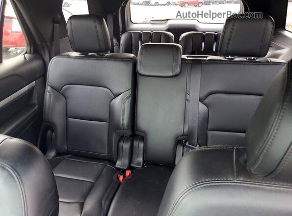 1FM5K8D81HGC44513 2017 FORD EXPLORER Gray Հետևի նստատեղերի տեսք