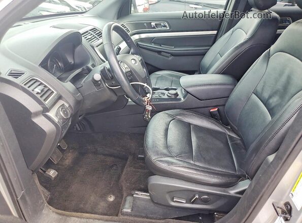 1FM5K8D81HGC44513 2017 FORD EXPLORER Gray Սալոնի դիմացի տեսք