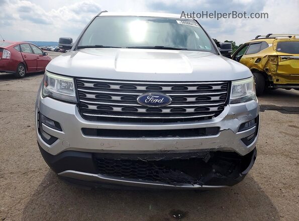 1FM5K8D81HGC44513 2017 FORD EXPLORER Gray Դիմացի տեսք