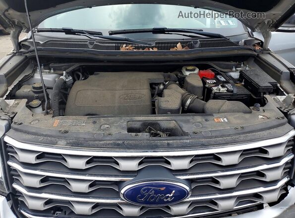 1FM5K8D81HGC44513 2017 FORD EXPLORER Gray Շարժիչի բաժամունքի տեսք