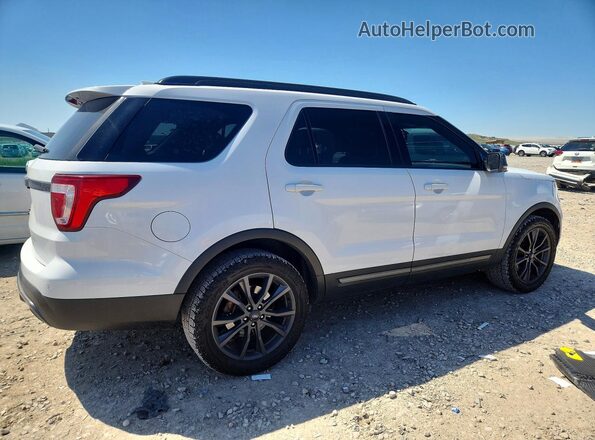 1FM5K8D81HGC63790 2017 FORD EXPLORER White Задня права чверть
