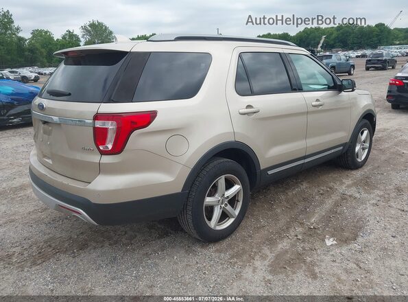 1FM5K8D81HGC90083 2017 FORD EXPLORER Gold უკანა მარჯვენა