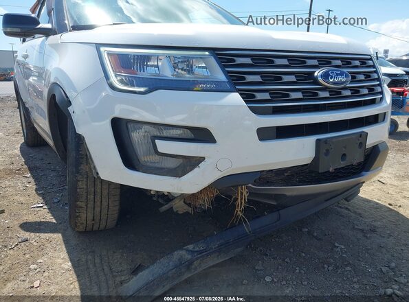 1FM5K8D81HGD09246 2017 FORD EXPLORER Белый Вид спереди