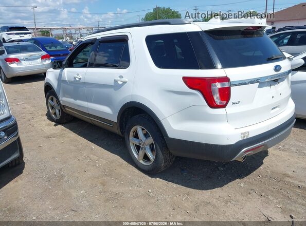1FM5K8D81HGD09246 2017 FORD EXPLORER Белый Задняя левая четверть