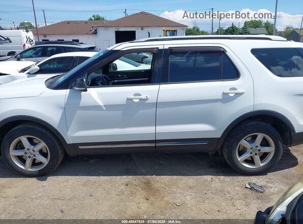 1FM5K8D81HGD09246 2017 FORD EXPLORER Белый Панорамный вид салона 360°
