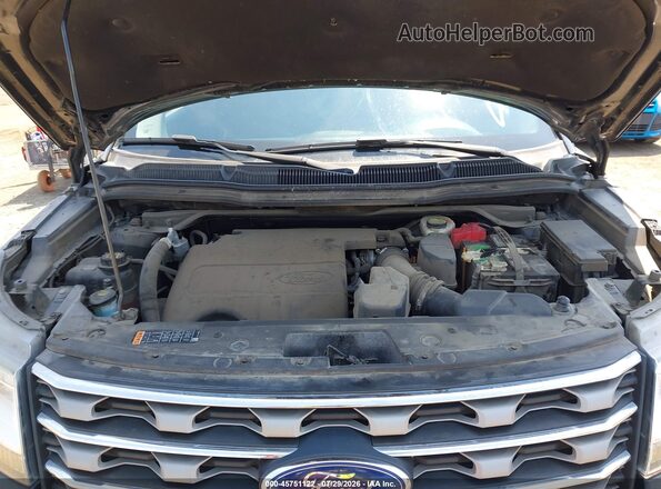 1FM5K8D81HGD97134 2017 FORD EXPLORER Black Rear view