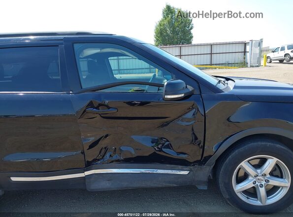 1FM5K8D81HGD97134 2017 FORD EXPLORER Black Front view