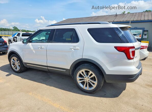 1FM5K8D81KGA46487 2019 FORD EXPLORER Белый Задняя левая четверть