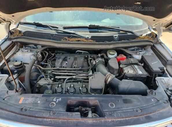 1FM5K8D81KGA46487 2019 FORD EXPLORER Белый Вид подкапотного пространства